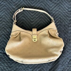 Louis Vuitton - Beige monogram Mahina leather boho - Excellent condition